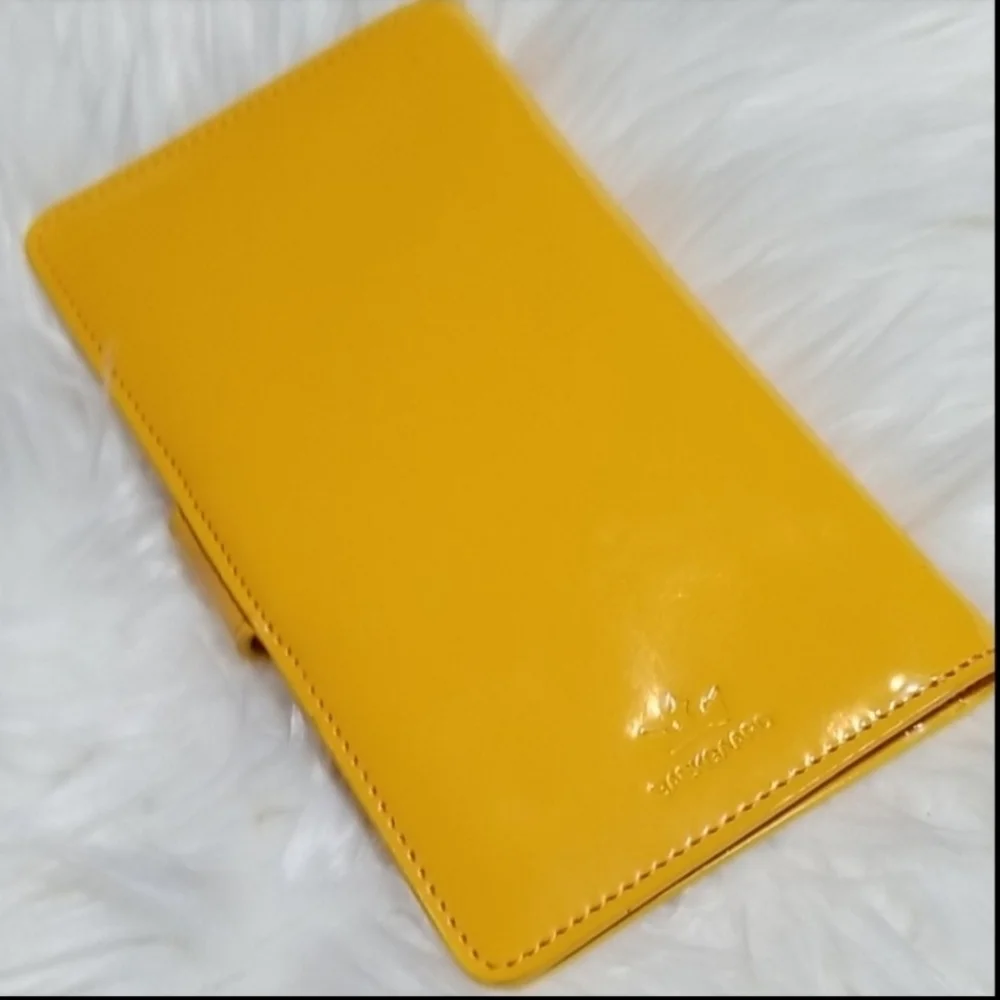 Baekgaard Yellow Vinal Bifold Wallet